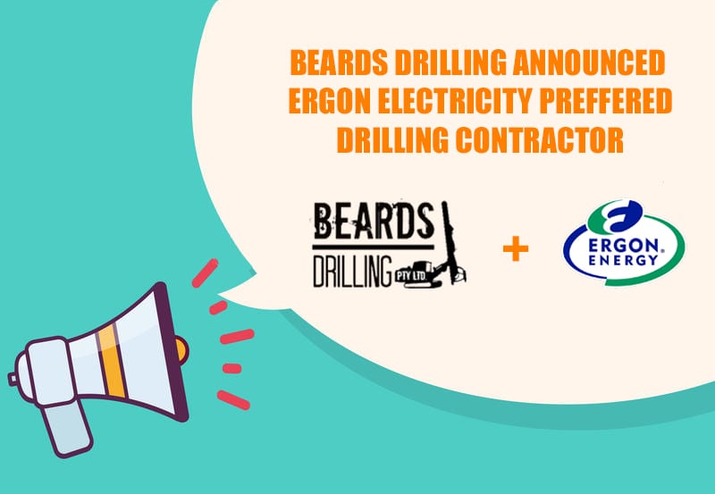 Beards Drilling is now the preferred Rock drilling for Ergon Energy contractor.